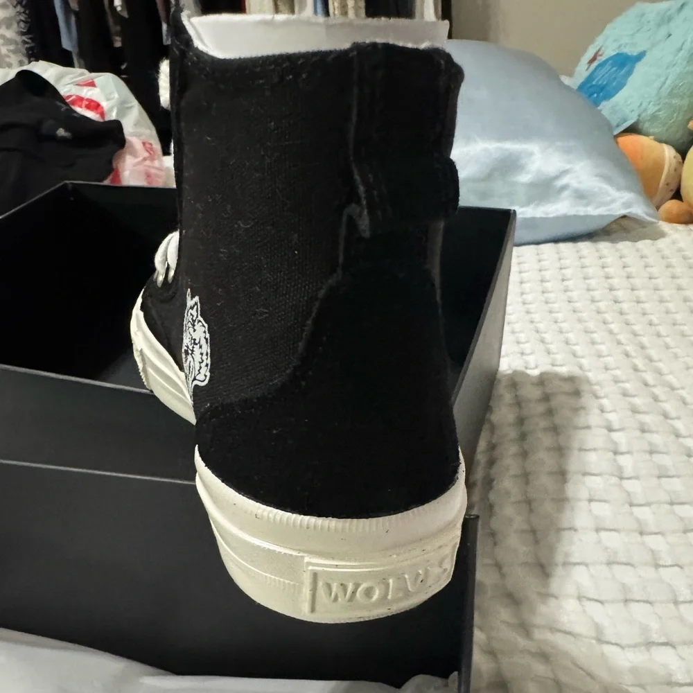 DARC SPORT WOLVES FOREVER SUEDED WALK 1-DIOS HIGH TOP SHOE IN BLACK - Picture 6 of 7